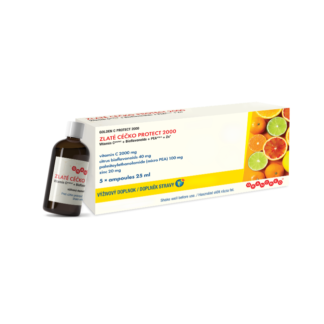 Zlaté Céčko PROTECT 2000 mg - 5 ampúl